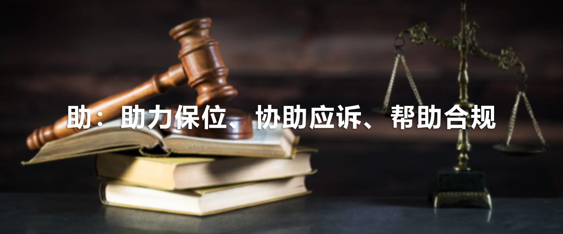助：助力保位、协助应诉、帮助合规